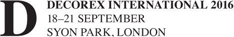 Decorex International 2016 logo